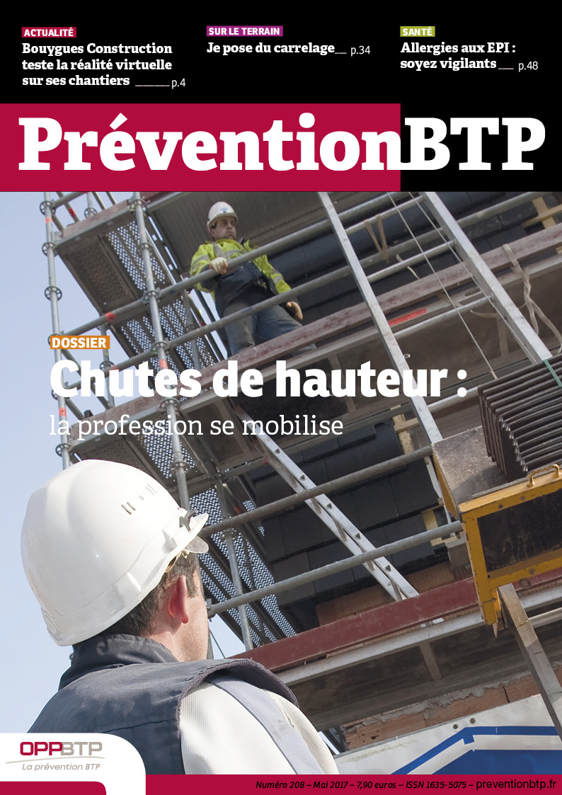 N°208 - Chutes de hauteur : la profession se mobilise