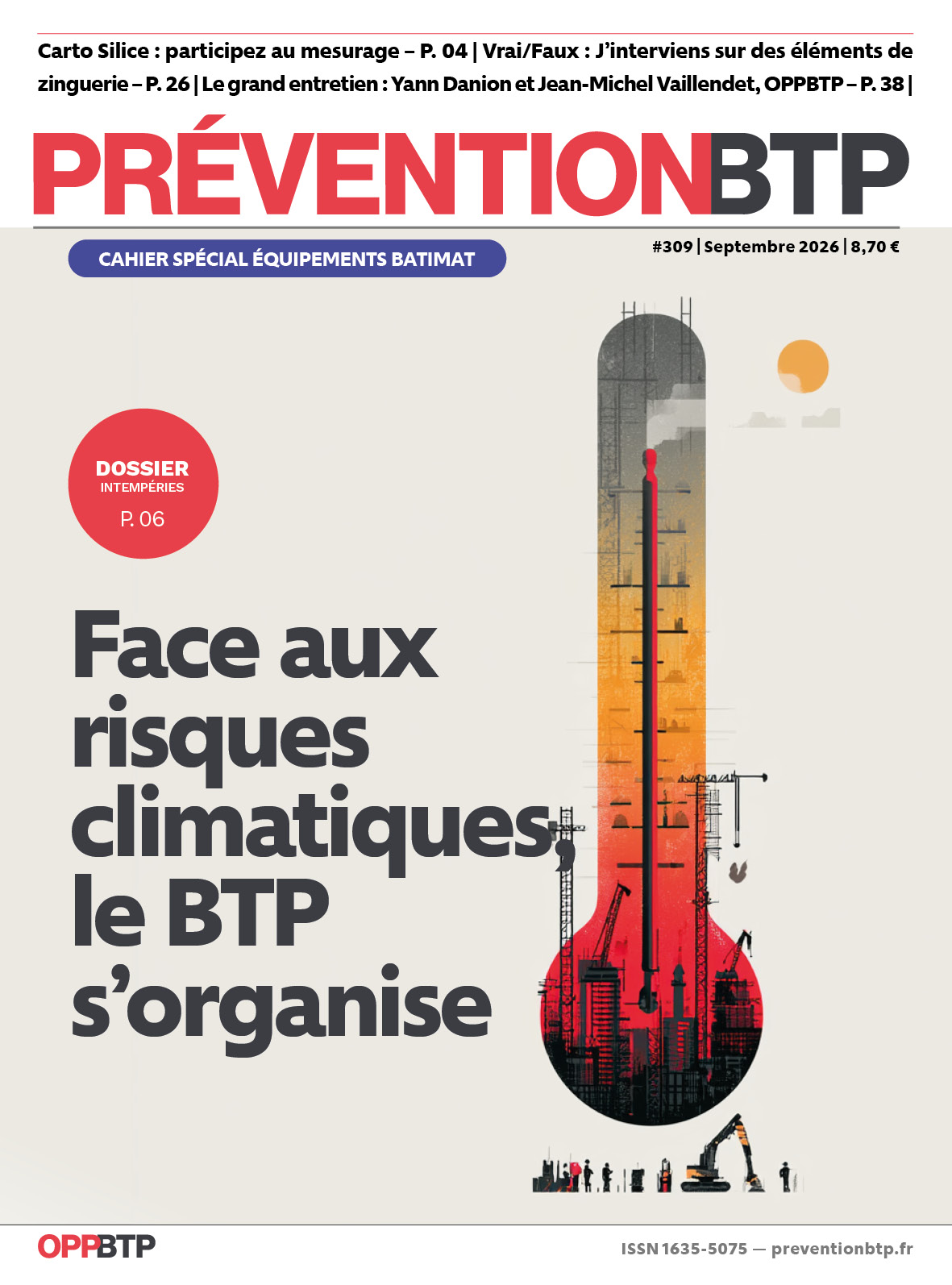 N°324 - Face aux risques climatiques, le BTP s'organise