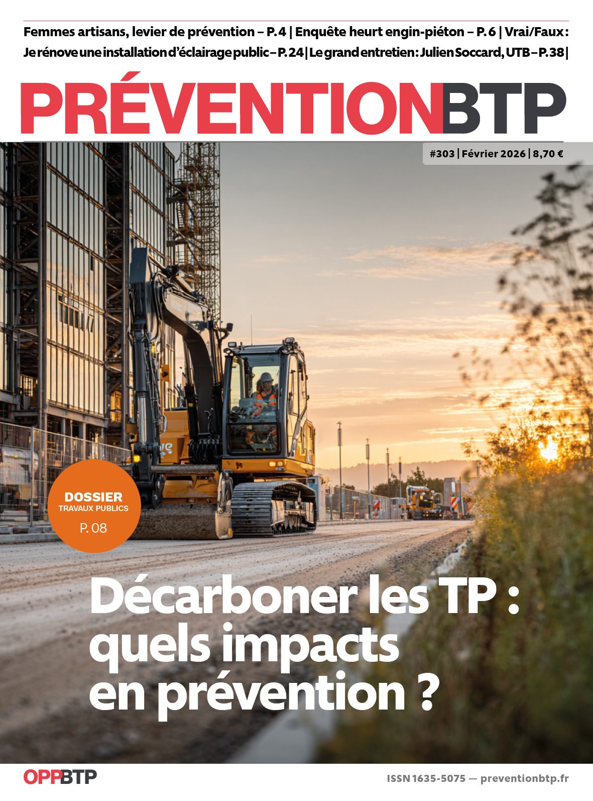 N°303 - Décarboner les TP : quels impacts en prévention ?